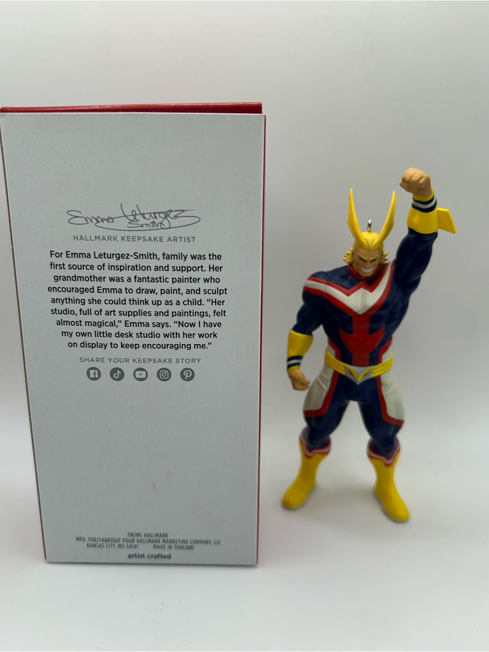 Hallmark All Might My Hero Academia Ornament - Picture 3 of 5